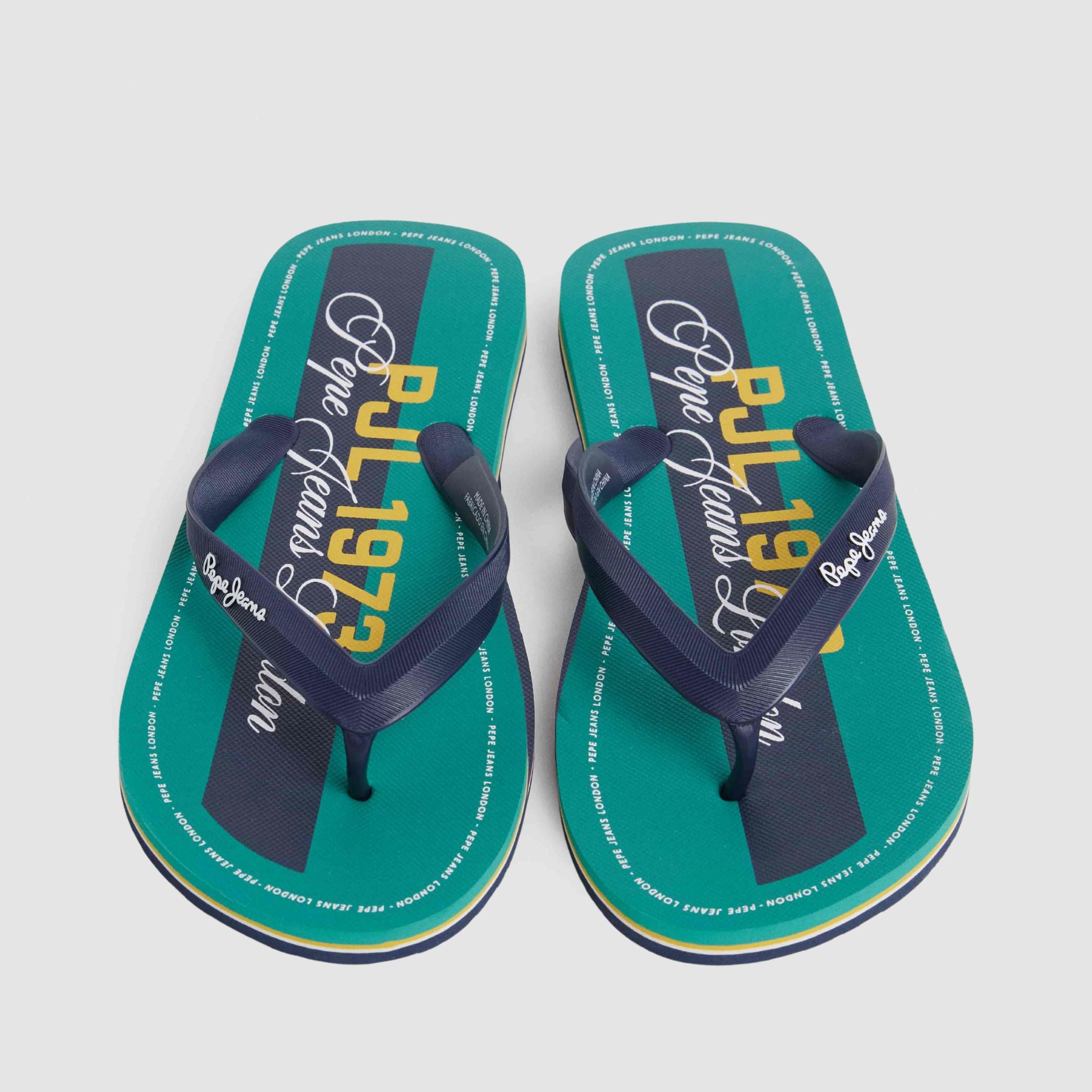 WHALE CLUB Pepe Jeans – sandales homme vertes, style casual